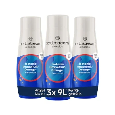 Afbeelding van Sodastream Isotonic Grapefruit Orange 3x 440ml