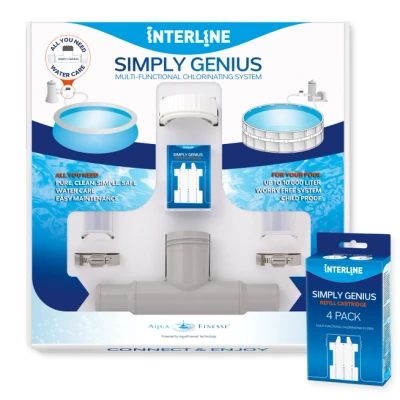 Afbeelding van Interline Simply Genius Startpakket + Refill Cartridge (4st)