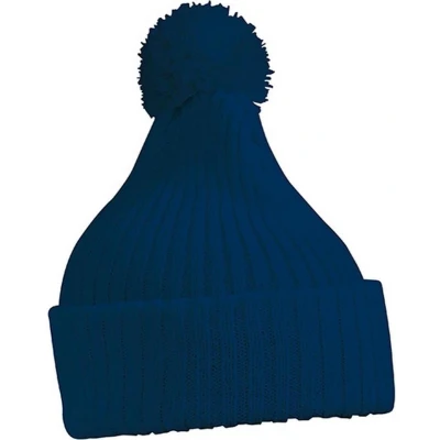 Afbeelding van Myrtle Beach Unisex Gebreide Muts met Pompom (Navy)