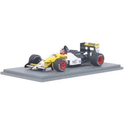 Afbeelding van EuroBrun ER188 Ford Cosworth Spark Modelauto 1:43 1988 Oscar Larrauri Racing S7209