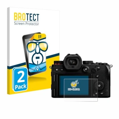 Afbeelding van BROTECT Screenprotector voor Panasonic Lumix DC S5 Folie Beschermfolie transparant (2 Stuks)