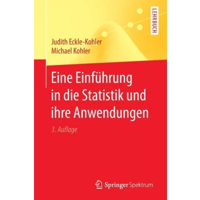 Afbeelding van Eine Einfuhrung In die Statistik Und Ihre Anwendungen
