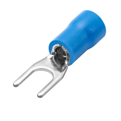 Afbeelding van Heschen Sourcingmap SV2 4 100 stuks geïsoleerde draadconnector voor vorken 1,5 2,5 mm² (16 14 AWG) blauw