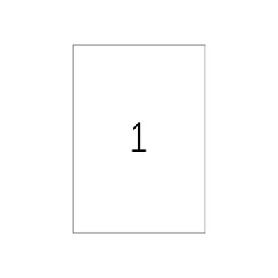 Afbeelding van HERMA 8694 weerbest folielabels A3 transparant (297 x 420 mm, 50 velles, polyesterfolie, glanzend) zelfklevend, bedrukbaar, permanente klevende etiketten, etiketten voor printer
