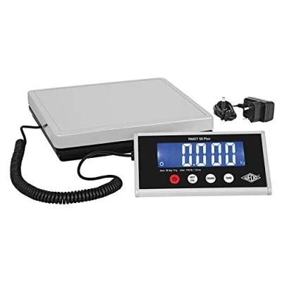 Afbeelding van Wedo 507605005 pakketweegschaal met telfunctie 50 plus incl. voeding, kg / 5 g