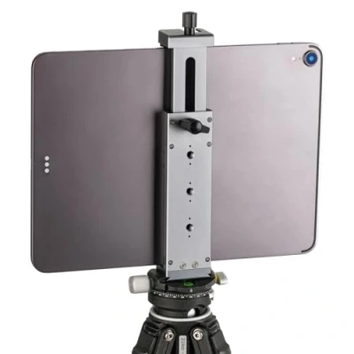 Afbeelding van Snaptools iPad/tablet statiefhouder, hoogwaardig van metaal, verstelbaar 125 225 mm, 1/4 inch statiefschroefdraad, compatibel met Arca Swiss