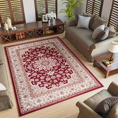 Afbeelding van Tapiso Maya Vloerkleed Grijs Tapijt Woonkamer Bloemen Kleed Maat 160x230
