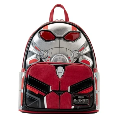 Afbeelding van Loungefly Marvel Ant Man Rugzak Amazon Exclusive Premium Vegan Leer Cadeau Idee Officiële Merchandise voor jongens, meisjes, mannen en vrouwen filmfans