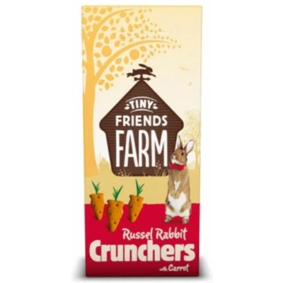 Afbeelding van 8x Tiny Friends Farm Russel Rabbit Mega Crunchers 75 gr