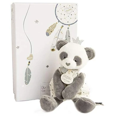 Afbeelding van Doudou et Compagnie DC3540 ATTRAP REVE PANDA marionet, grijs