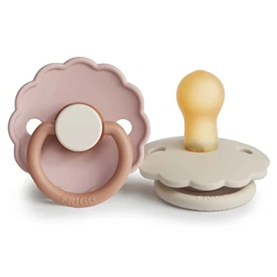 Afbeelding van Frigg Daisy Fopspenen Latex T1 Biscuit/cream 2