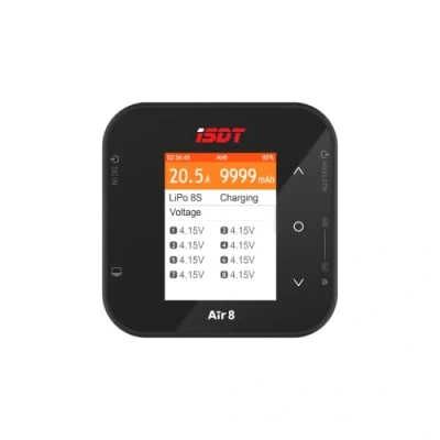 Afbeelding van ISDT AIR8 500 W 20 A Lipo accu balanslader Smart Digital oplader voor RC 1 8S batterijen