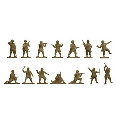 Afbeelding van Airfix Modelfigurenset A00751V WWII US Paratroops Accessoires voor modelbouwpakketten, plastic modelbouwsets volwassenen en kinderen vanaf 8 jaar, set bevat 48 ongeverfde figuren Accessoire diorama&#039;s