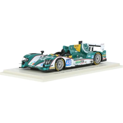 Afbeelding van het 1:43 gegoten modelauto van De Oreca 03R Nissan Murphy Prototypes #48 24H of Lemans 2014. coureurs waren Nathanael Berthon/ Rodolfo Gonzalez en Karun Chandhok. fabrikant schaalmodel is Spark.