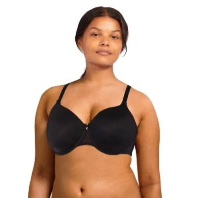 Afbeelding van Chantelle C MAGNIFIQUE BH met gevormde beugel zeer omhullend comfort en optimale grip onzichtbaar ondersteuningseffect &amp; minimaliserende beha dameslingerie van 85C tot 105I, Zwart, 90D