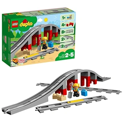 Afbeelding van LEGO Duplo Treinbrug en rails 10872