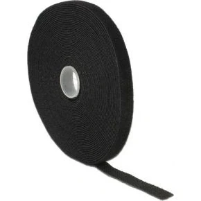 Afbeelding van Delock 18712 Klittenband op rol L 10 m x B 13 mm zwart