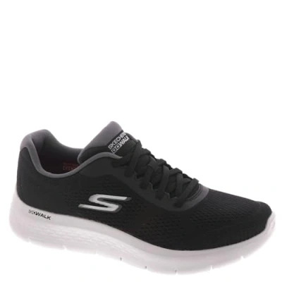 Afbeelding van Skechers Heren Go Walk Flex Remark Trainers, 42 EU, Zwart Grijs, 41 EU