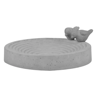 Afbeelding van Best For Birds Vogelbad Beton Drinkbak 29.3x29.3x10.5 cm 5.15 kg Grijs
