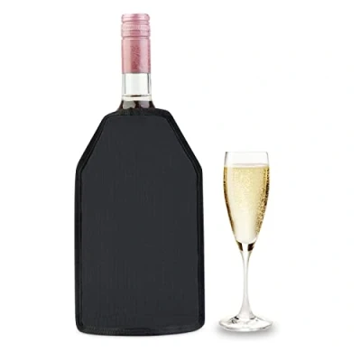 Afbeelding van Flessenkoeler voor Onderweg Wine Cooler Sleeve Wijnkoeler hoes wijnmanchet om te koelen,Flessen Koelmanchet Wijn het Koelen van Champagne,Bier,wijn en zachte dranken,Bordeauxrood Champagnekoeler
