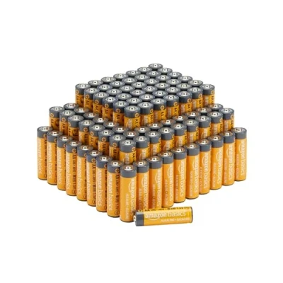 Afbeelding van Amazon Basics AA alkaline batterijen, krachtig, 1,5 V, 100 stuks