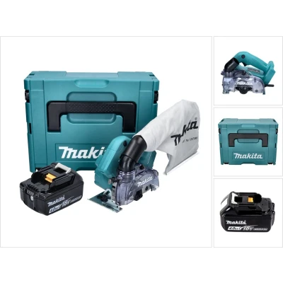 Afbeelding van Makita DCC 500 M1J accu diamantslijper 18 V 125 mm borstelloos + 1x 4.0 Ah Makpac zonder lader