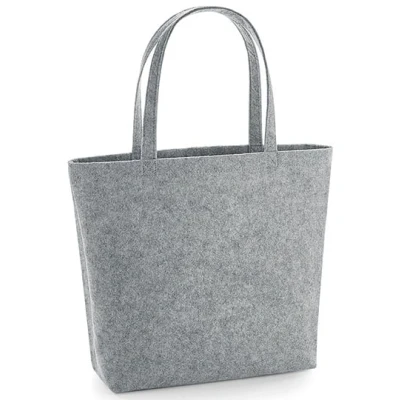 Afbeelding van BagBase Felt Shopper BG721 Grey Melange