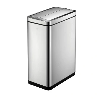 Afbeelding van Afvalbak EKO Deluxe Recycle Phantom Sensor 40L Zilver