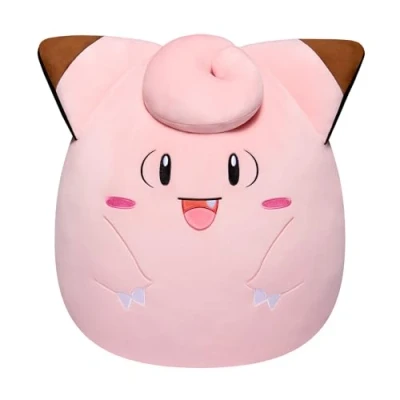 Afbeelding van knuffel BANDAI Pokémon Squishmallows 50 cm Clefairy Grote, ultrazachte Officiële licentie