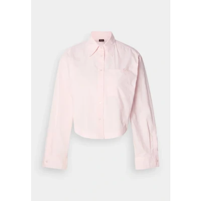 Afbeelding van BOSS Boskota Overhemdblouse, Dames, Maat: 42, Medium pink