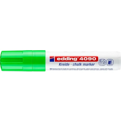 Afbeelding van edding 4090 kalk marker / window lichtgroen 1ST 4 15 mm 4090011