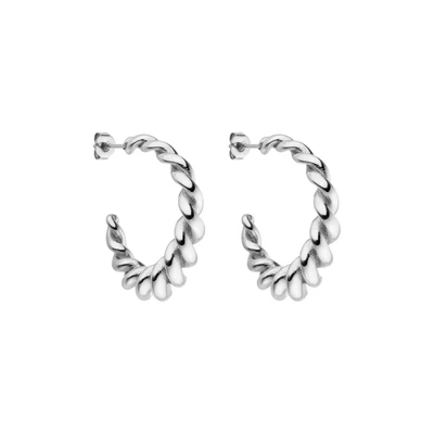 Afbeelding van Purelei Twisted Oorbellen, Dames, Maat: One Size, Silberfarben