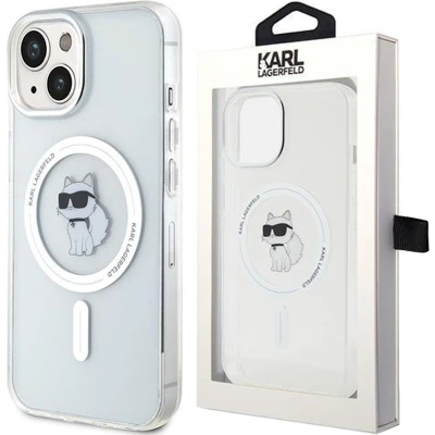 Afbeelding van Karl Lagerfeld IML Choupette MagSafe hoesje voor iPhone 15 transparant