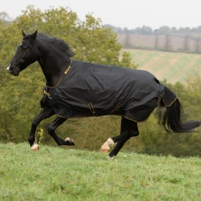 Afbeelding van Bucas Irish Turnout deken 50 zwart maat:185