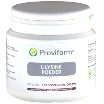 Afbeelding van Proviform L Lysine Poeder HCl 200GR