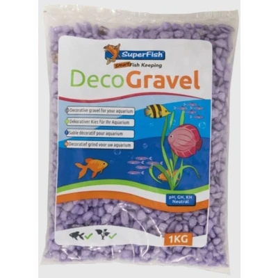 Afbeelding van Sf deco grind glamour lila 1kg SuperFish