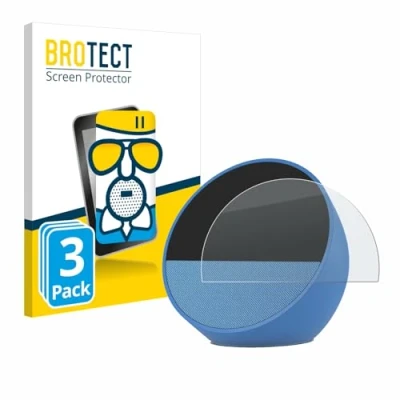 Afbeelding van BROTECT Antireflecterende Glas Screen Protector Mat voor Amazon Echo Spot (2024) (3 Stuks) Schermbeschermer [Beschermglas Folie niet Gehard Glas]