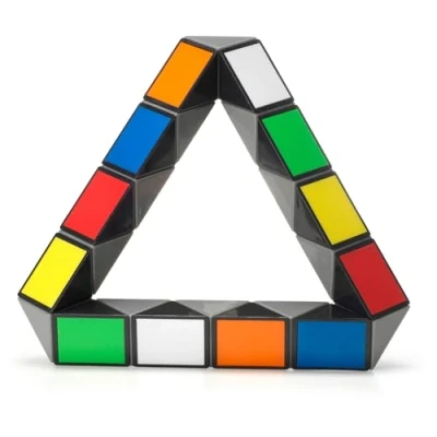 Afbeelding van Rubik&#039;s Twist, kleurrijk 3D draaispeelgoed om alle kanten op te draaien in allerlei vormen, voorwerpen en dieren