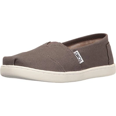Afbeelding van TOMS Unisex Kids Alpargata Core Loafer Flat, Grijs, 34.5 EU