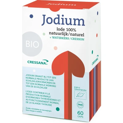 Afbeelding van Cressana Bio Jodium + Chlorella Waterkers 60 Capsules