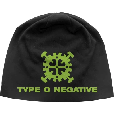 Afbeelding van Type O Negative Gear Logo JD Print Beanie Muts Zwart