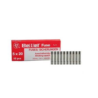 Afbeelding van Set van 10 keramische zekeringen 6,3A flink 5x20mm