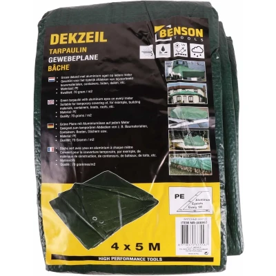 Afbeelding van Benson Afdekzeil 4 x 5 meter Groen