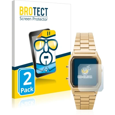 Afbeelding van BROTECT Screenprotector voor Casio AQ 230GA Folie Beschermfolie transparant (2 Stuks)
