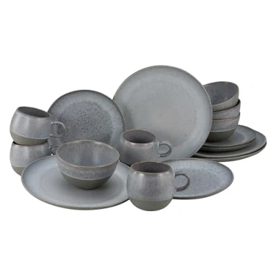 Afbeelding van CreaTable Combi servies LOFT STONE (set, 16 delig)
