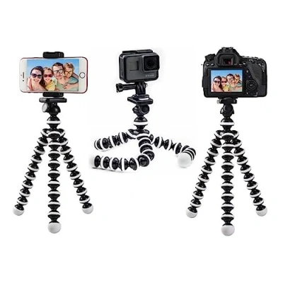 Afbeelding van micros2u Octopus Flexibele Robuuste Gorilla Statief Voor Gopro, Action Cams, Camera, Smartphone, iPhone