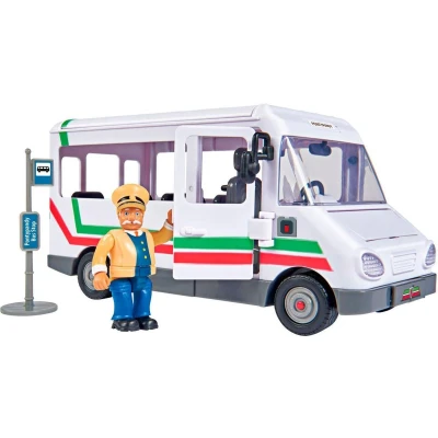Afbeelding van Simba Brandweerman Sam Trevor&#039;s bus met figuur