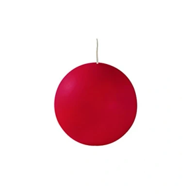 Afbeelding van Cereria di Giorgio risthò Kaarsenbal, was, rood, 10 x cm, 4 stuks