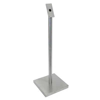 Afbeelding van Securit Post + Basisset voor informatiedisplays roestvrij staal 125x40cm, staal, 125 x 60 16,5 cm
