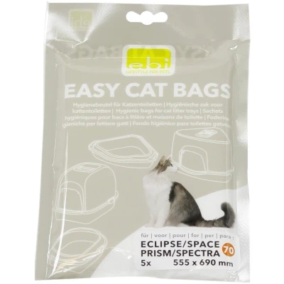 Afbeelding van Ebi Easy Cat Kattenbakzak Jumbo U Vorm 5 ST
